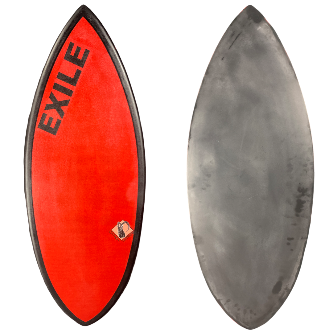 EXILE スキムボード Hybrid Carbon Skimboard Extra Small 3/4'' - Sand | Exile Skimboards