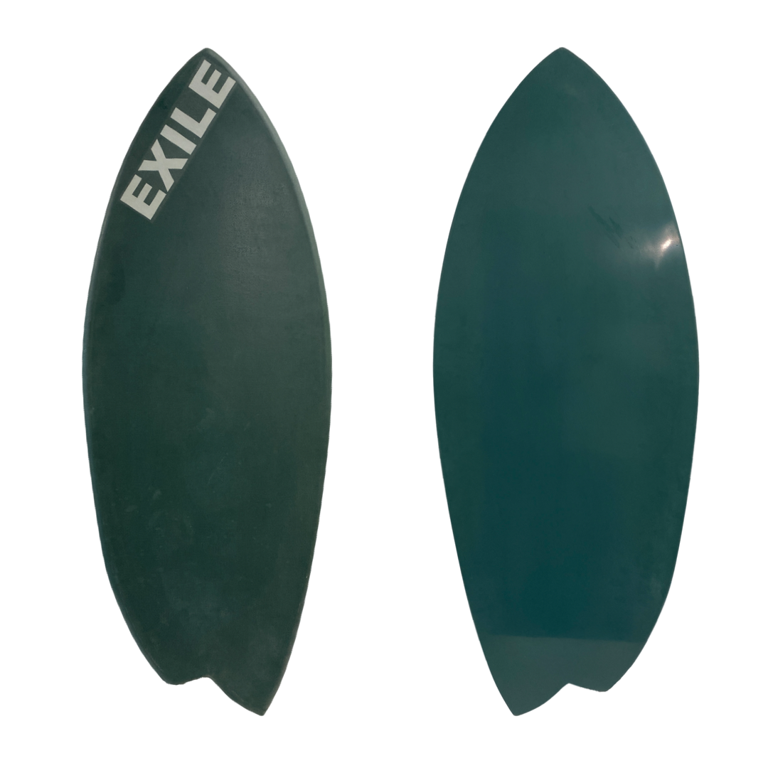 52” Asymmetrical Prototype 5/8" Double Carbon Fiber Epoxy Skimboard