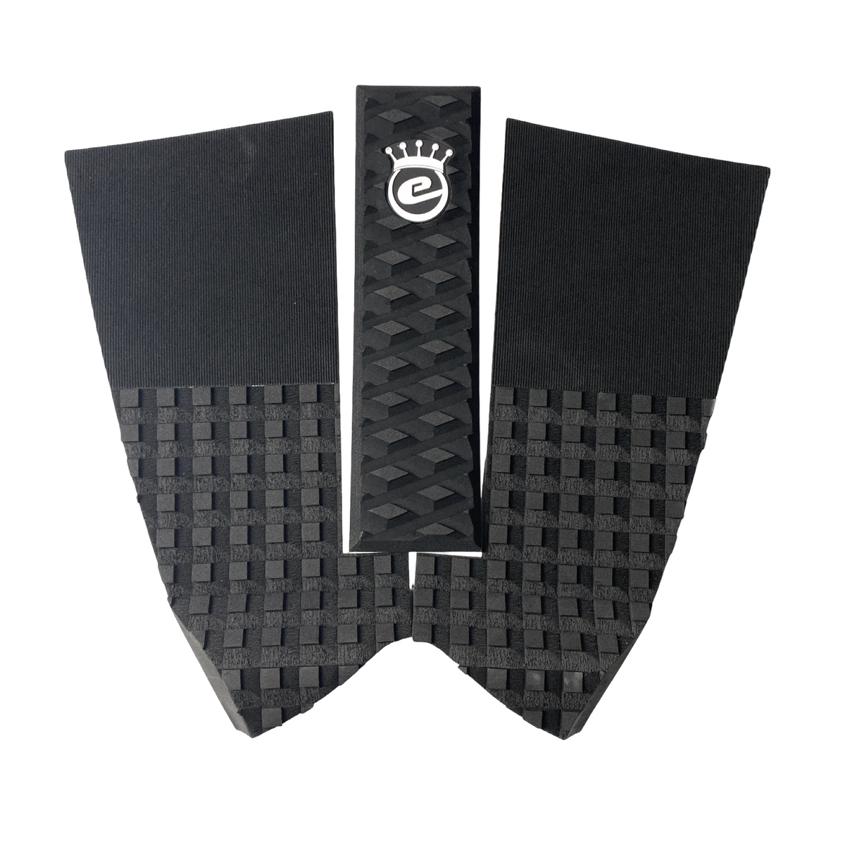 Blairacuda 3-Piece Traction Tail Pad in Black | Exile Skimboards Blairacuda 3-Piece Traction Tail Pad in Black | Exile Skimboards