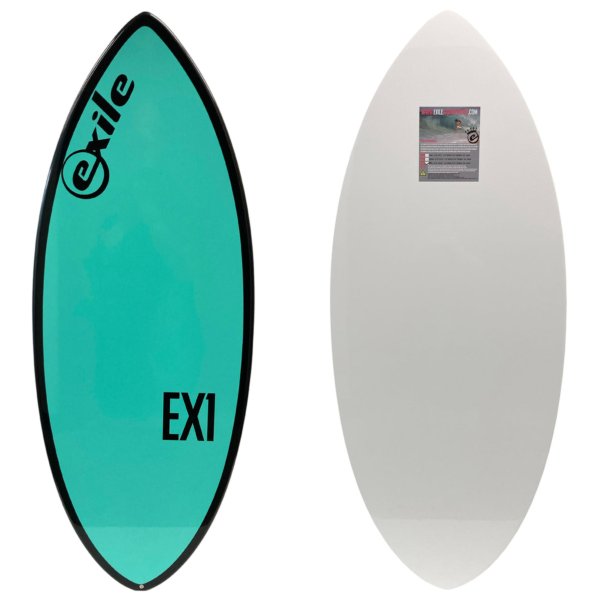 Large EX1 E-Glass Epoxy Skimboard – Exile Skimboards