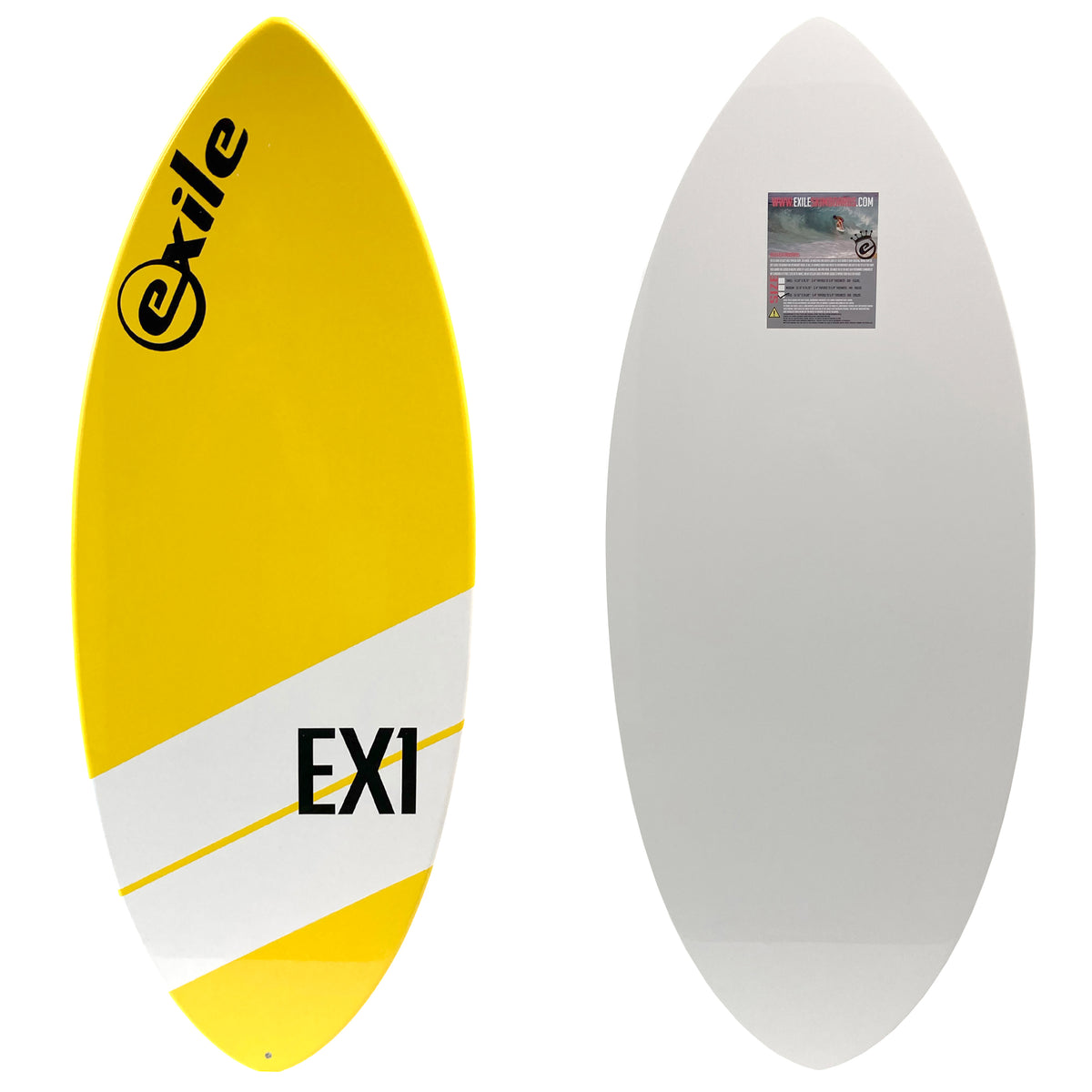EXILE スキムボード Large EX1 E-Glass Epoxy Skimboard | Exile Skimboards