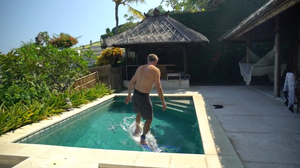 Mason Ho and Tom Curren Bali Skim