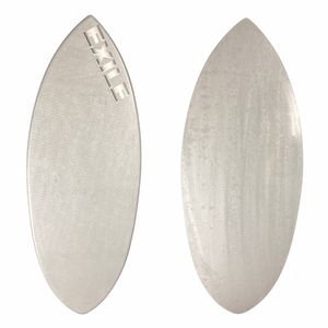 Exile Double Carbon Epoxy Skimboard Hybrid Shape Gray
