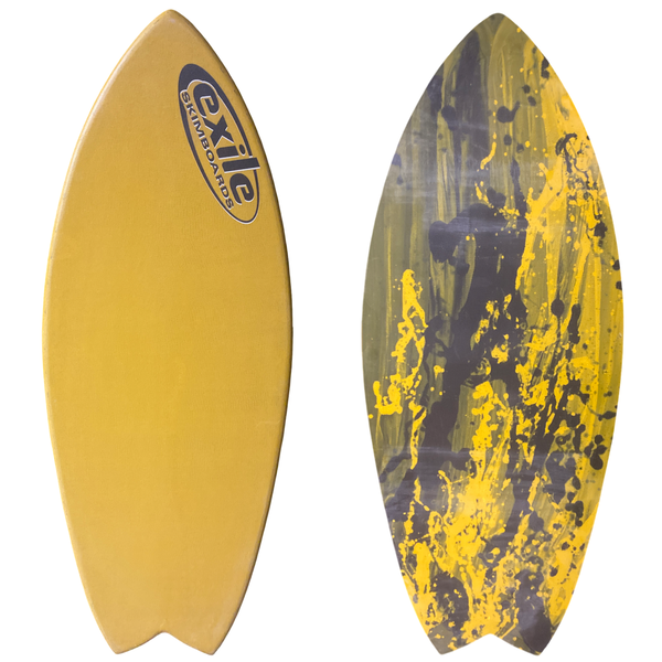 Large Blairacuda™ 5/8" Double Carbon Fiber Epoxy Skimboard