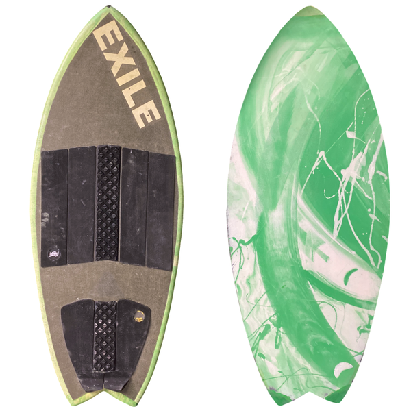 Used Small Blairacuda 5/8" Double Carbon Fiber Epoxy Skimboard