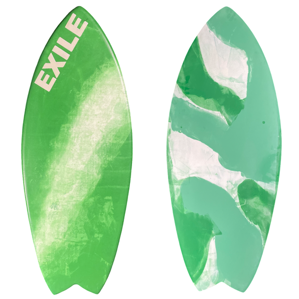Large Blairacuda™ 5/8" Double Carbon Fiber Epoxy Skimboard