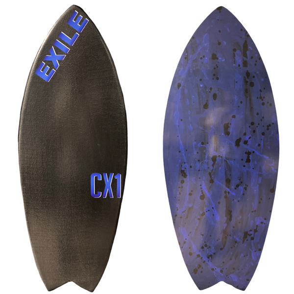 Large CX1 Blairacuda™ Shape Double Carbon Fiber Epoxy Skimboard