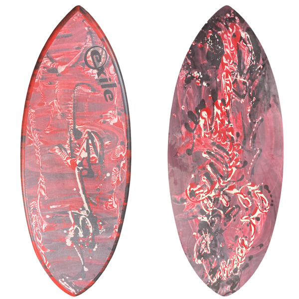 Small Hornet™ 3/4" Double Carbon Fiber Epoxy Skimboard