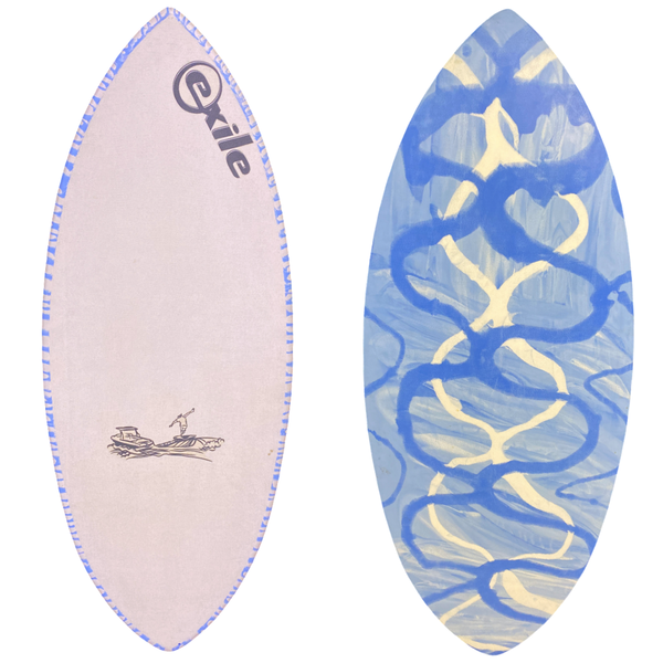 Medium Large Hornet™ 5/8" Double Carbon Fiber Epoxy Skimboard