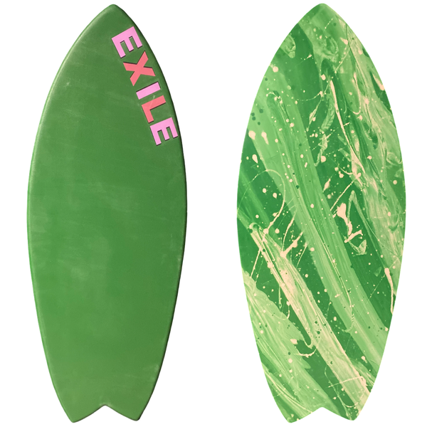 Medium Blairacuda™ 5/8" Double Carbon Fiber Epoxy Skimboard