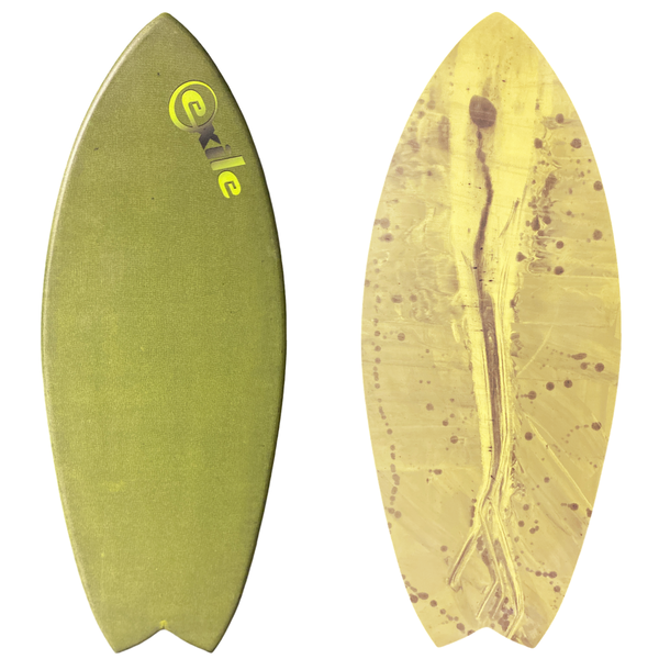 Large Blairacuda™ 5/8" Double Carbon Fiber Epoxy Skimboard