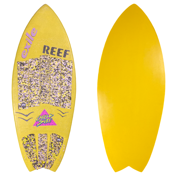 Used Large Blairacuda™ Shape 5/8" Double Carbon Fiber Epoxy Skimboard