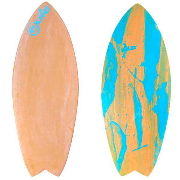 Medium Blairacuda™ 5/8" Double Carbon Fiber Epoxy Skimboard