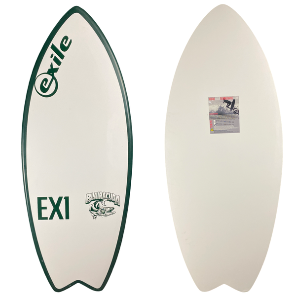 BLEMISHED Large Blairacuda™ EX1 E-Glass Epoxy Skimboard