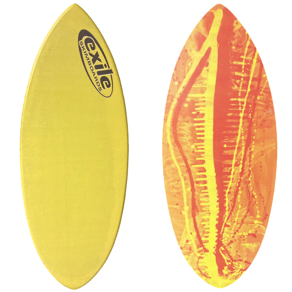 Medium Hybrid 3/4" Tapered to 5/8" Double Carbon Fiber Epoxy Skimboard