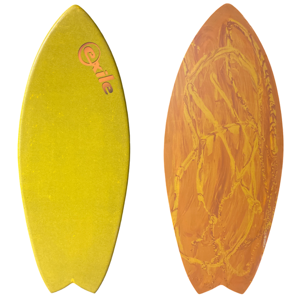 Medium Large Blairacuda™ 5/8" Double Carbon Fiber Epoxy Skimboard