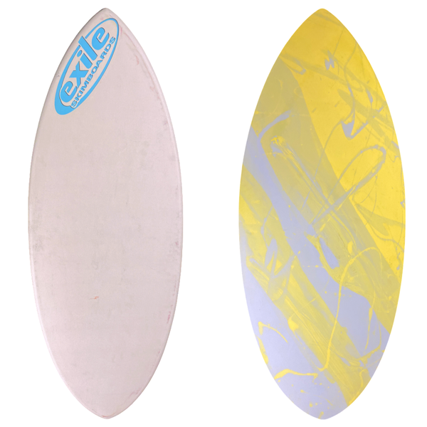 Small Hybrid Shape 5/8" Double Carbon Fiber Epoxy Skimboard