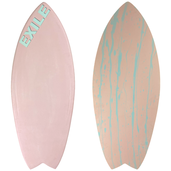 Large Blairacuda™ 3/4” Tapered to 5/8" Double Carbon Fiber Epoxy Skimboard