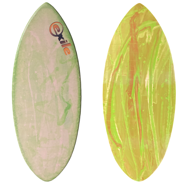 Medium Large Hybrid 5/8" Double Carbon Fiber Epoxy Skimboard
