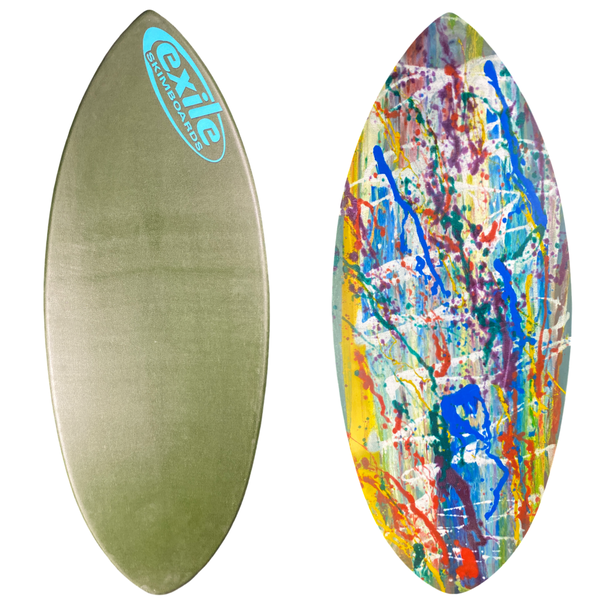 Large Hybrid 5/8" Double Carbon Fiber Epoxy Skimboard