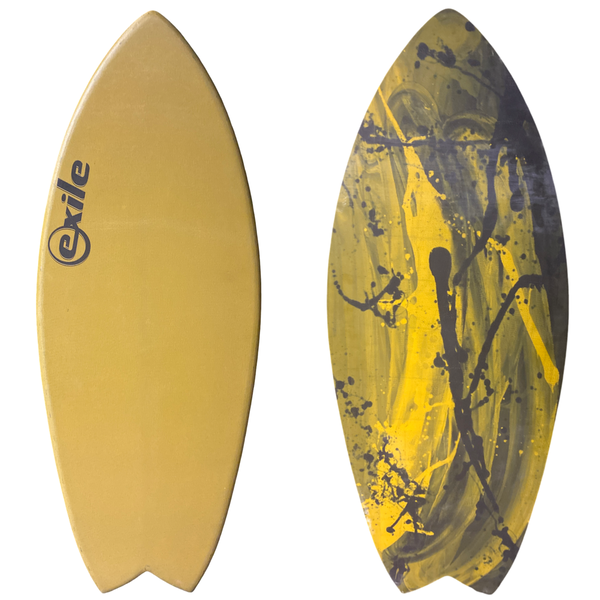 Medium Blairacuda™ 5/8" Double Carbon Fiber Epoxy Skimboard