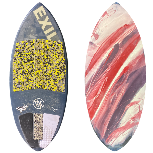 Used 47" Hornet™ 5/8" Double Carbon Fiber Epoxy Skimboard