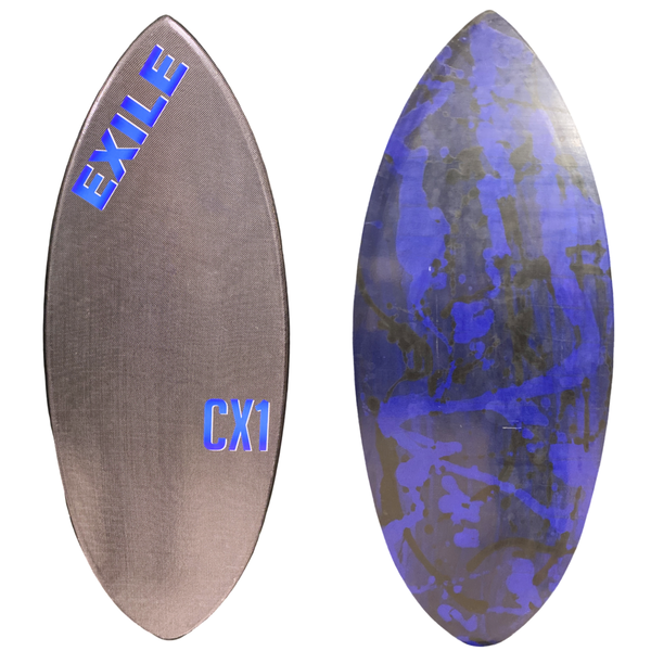 Large CX1 Hybrid Shape Double Carbon Fiber Epoxy Skimboard