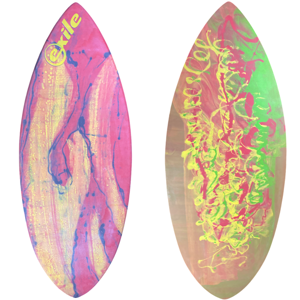 Extra Large Pro Shape 3/4” to 5/8” S Glass Epoxy Skimboard