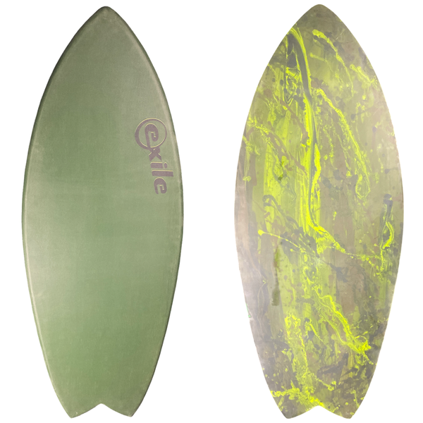 Blemished Medium Blairacuda 5/8” Double Carbon Fiber Epoxy Skimboard
