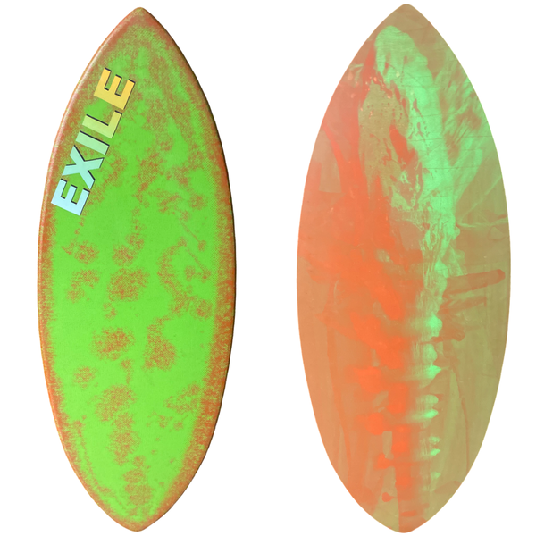 Small Lotus™ Shape 5/8'' Double Carbon Fiber Epoxy Skimboard