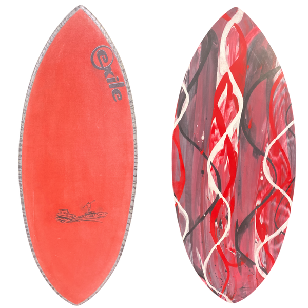 Extra Large Hornet™ 5/8" Double Carbon Fiber Epoxy Skimboard