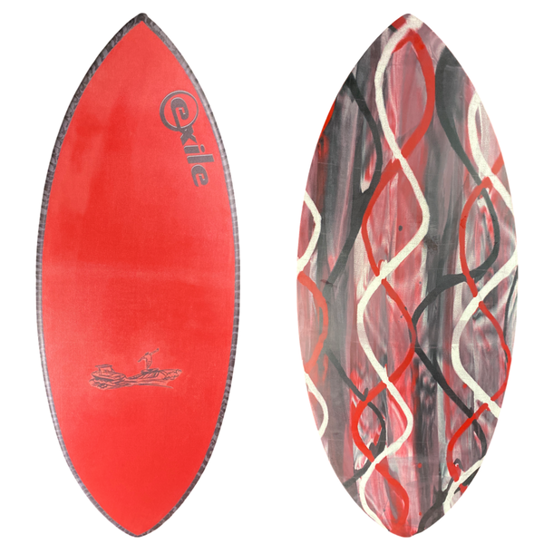 Extra Large Hornet™ 5/8" Double Carbon Fiber Epoxy Skimboard