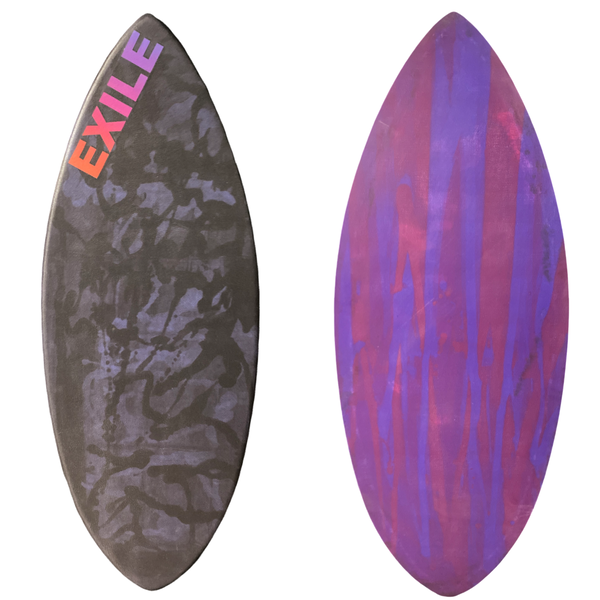 Large Pro Shape 5/8” Double Carbon Fiber Epoxy Skimboard