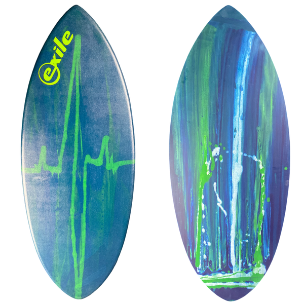 Large Hybrid 5/8" Double Carbon Fiber Epoxy Skimboard