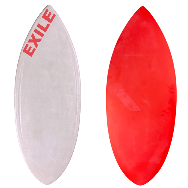 Medium Small Pro Shape 5/8" Double Carbon Epoxy Construction Epoxy Skimboard