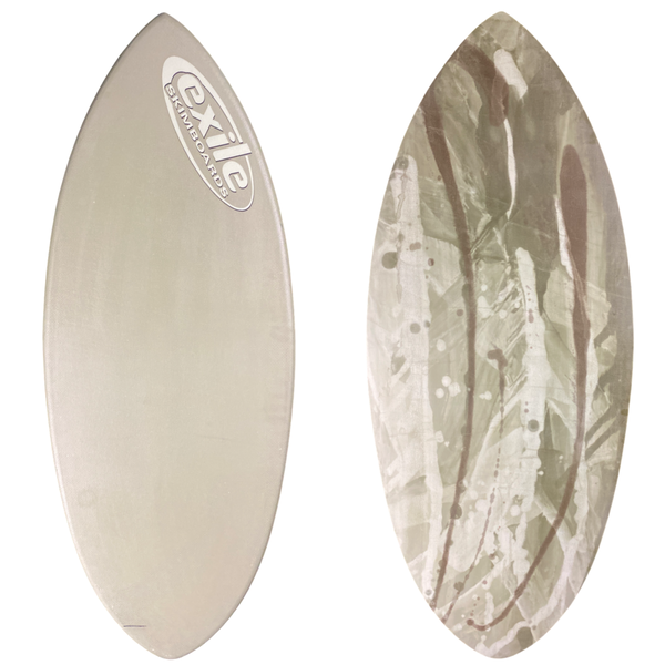 Large Hybrid 5/8" Double Carbon Fiber Epoxy Skimboard