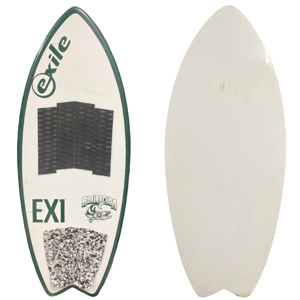 BLEMISHED Large Blairacuda™ 3/4'' tapered to 5/8" EX1 E-Glass Epoxy Skimboard