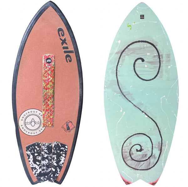 Used Small Blairacuda™ 5/8" G.O.A.T. Construction Epoxy Skimboard