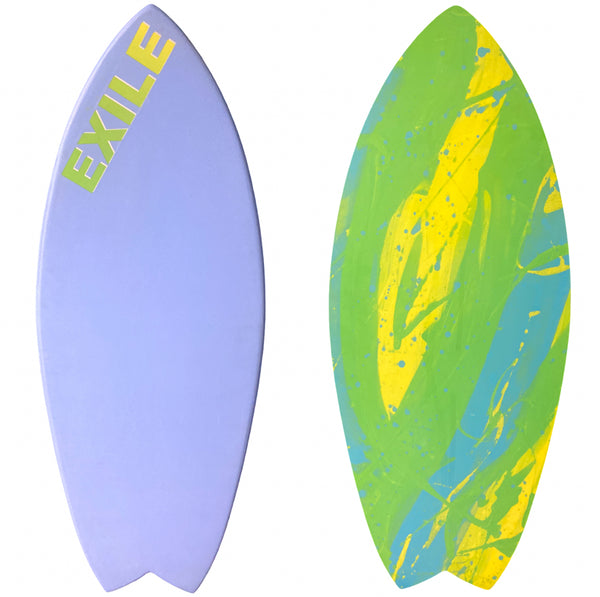 Medium Blairacuda™ 3/4" Tapered to 5/8" Double Carbon Fiber Epoxy Skimboard