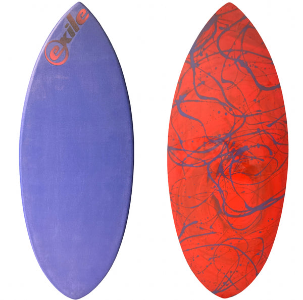 Medium Hybrid 3/4" Tapered to 5/8" Double Carbon Fiber Epoxy Skimboard