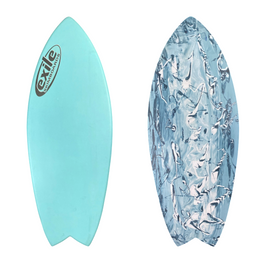 Small Blairacuda™ 3/4" Tapered to 5/8” Double Carbon Fiber Epoxy Skimboard