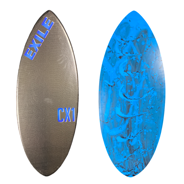 Small CX1 Hybrid Shape Double Carbon Fiber Epoxy Skimboard