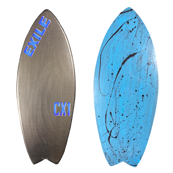 Small CX1 Blairacuda™ Shape Double Carbon Fiber Epoxy Skimboard