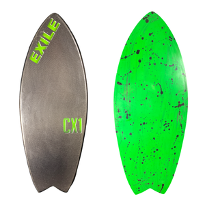 Exile Double Carbon Fiber Epoxy CX1 Blairacuda Skimboard