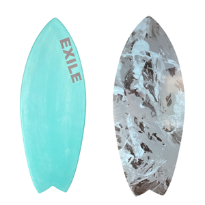 Exile Double Carbon Fiber Epoxy Blairacuda Skimboard