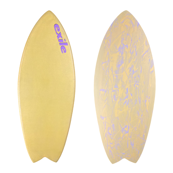 Small Blairacuda™ 3/4” Tapered to 5/8" Double Carbon Fiber Epoxy Skimboard