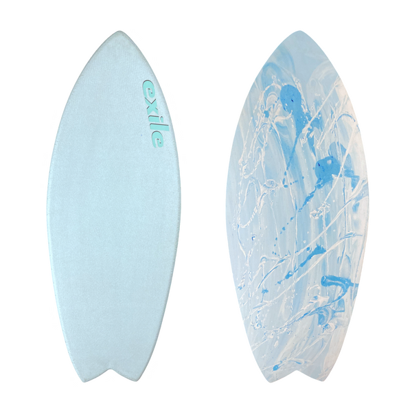 Small Blairacuda™ 5/8" Double Carbon Fiber Epoxy Skimboard