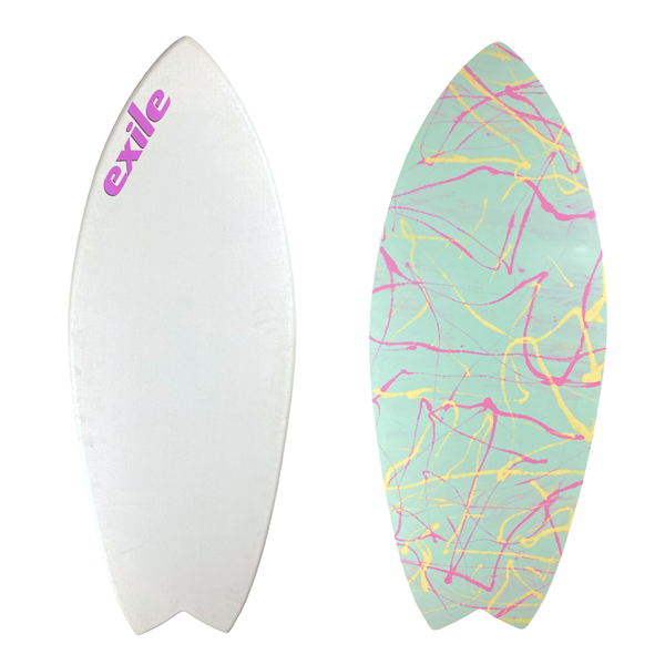 Exile Skimboards Blairacuda Double Carbon Fiber Epoxy Skimboard