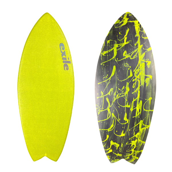 Large Blairacuda™ 5/8" Double Carbon Fiber Epoxy Skimboard