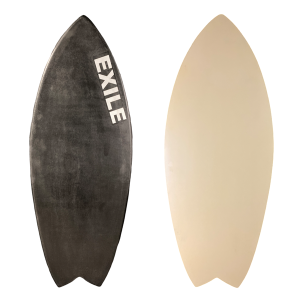 Large Blairacuda™ 5/8" Double Carbon Fiber Epoxy Skimboard